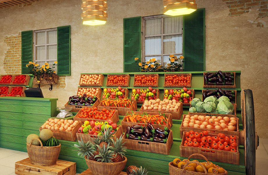 Торговая точка - овощи и фрукты более 11 лет