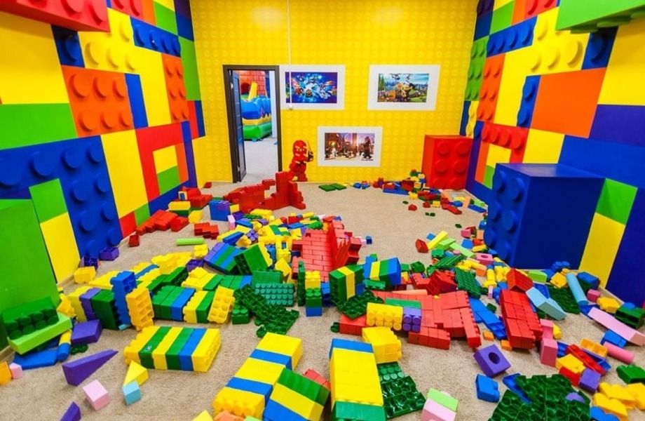 Детская игровая комната из лего в ТРК.