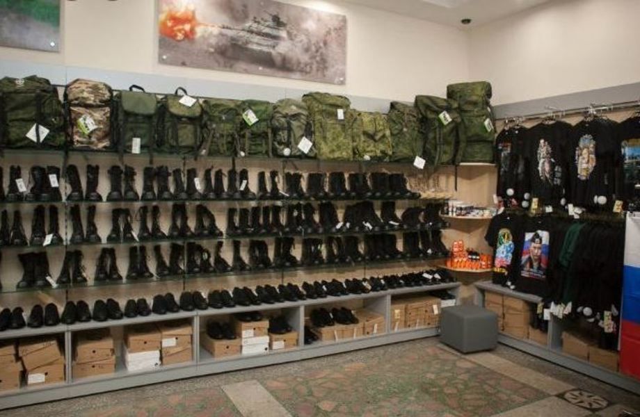 Магазин по продаже военной амуниции, подтвержденная прибыль