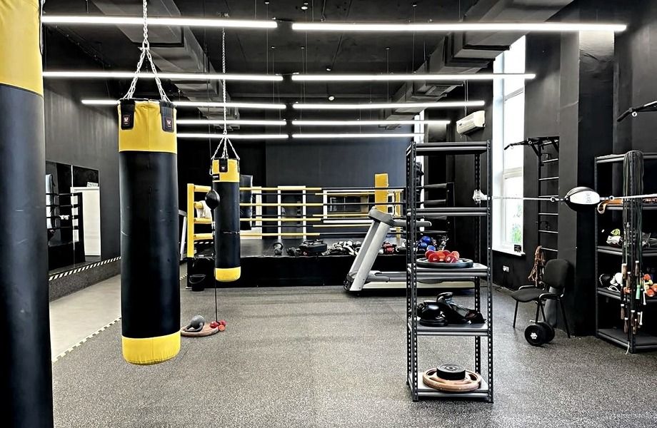 Спортивный зал для занятий боксом