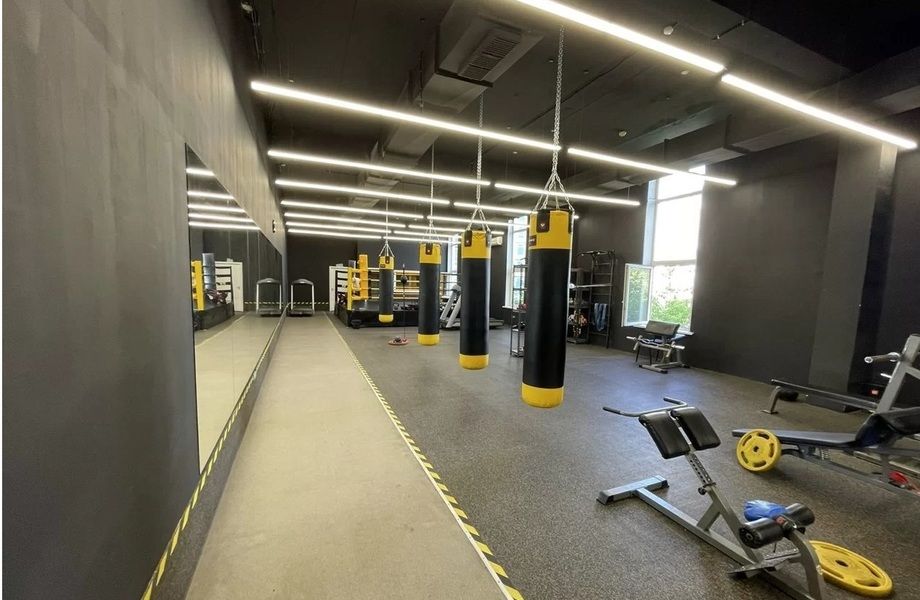 Спортивный зал для занятий боксом