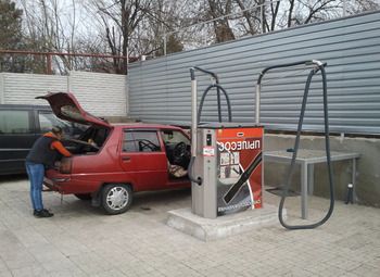 Фото Автомойка самообслуживания на севере Москвы