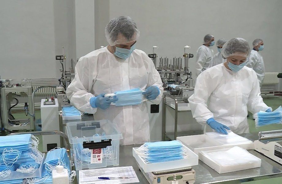 Производство масок в Москве