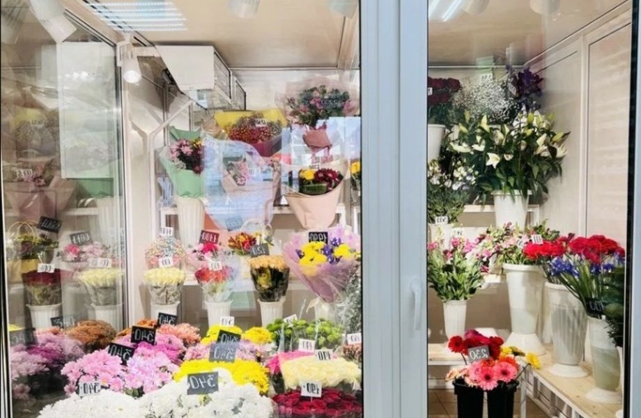Цветочный магазин с новым ремонтом