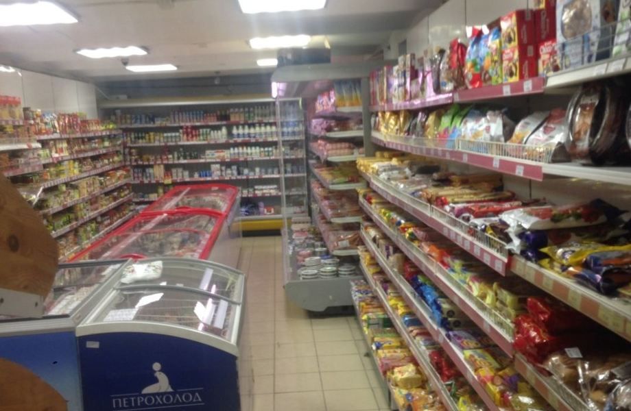 Продуктовый минимаркет в центре 