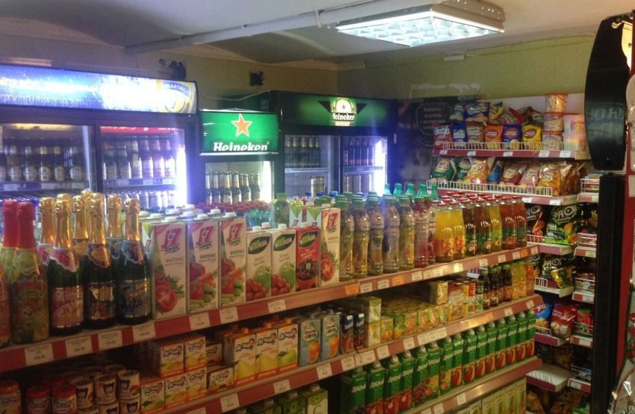 Продуктовый минимаркет в центре 
