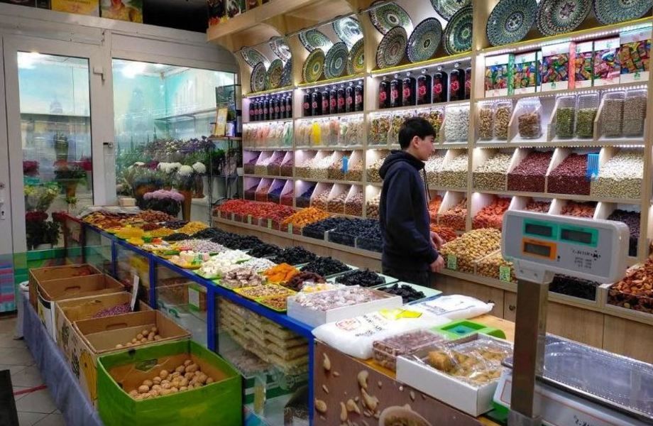 Магазин орехов и сухофруктов с высоким трафиком