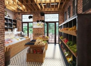 Фото Магазин фермерских продуктов в крупном ЖК