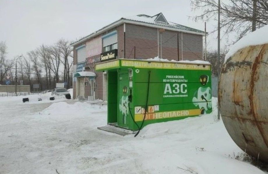 Модульная АЗС на въезде в город