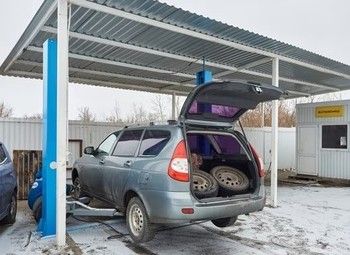Фото Шиномонтаж на автостоянке в центре района