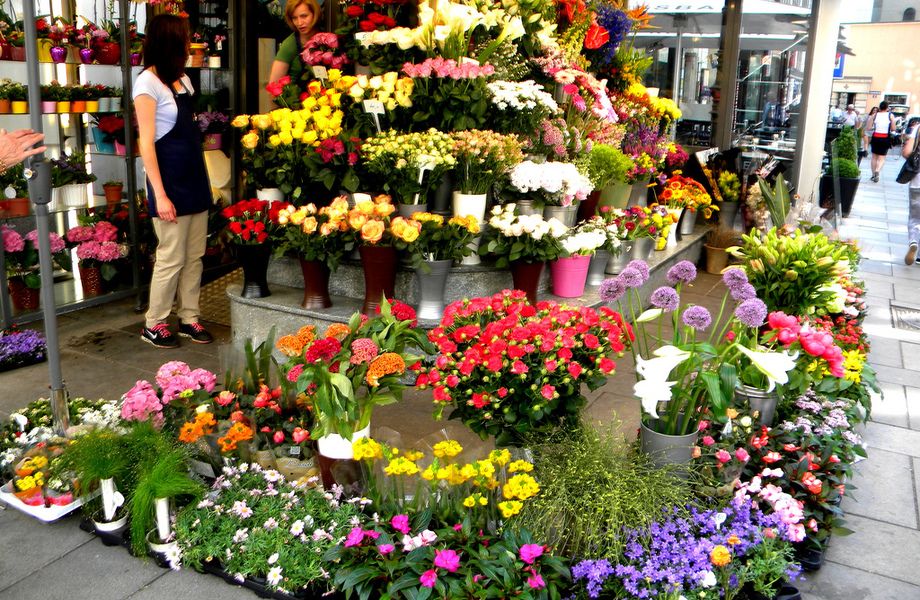 Перспективный цветочный магазин
