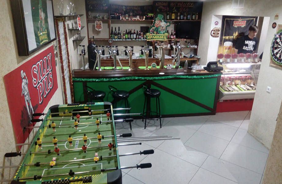 Пивной магазин-бар в Приморском районе