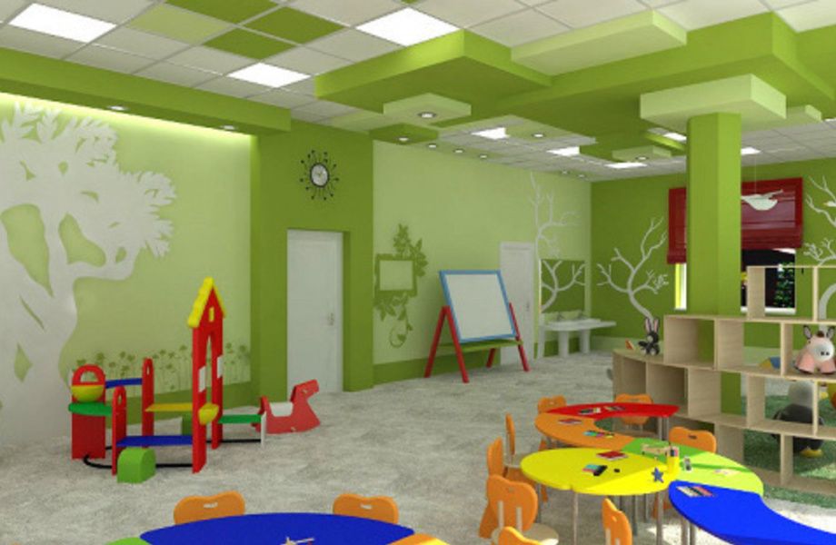 Детский сад с новым оборудованием и мебелью