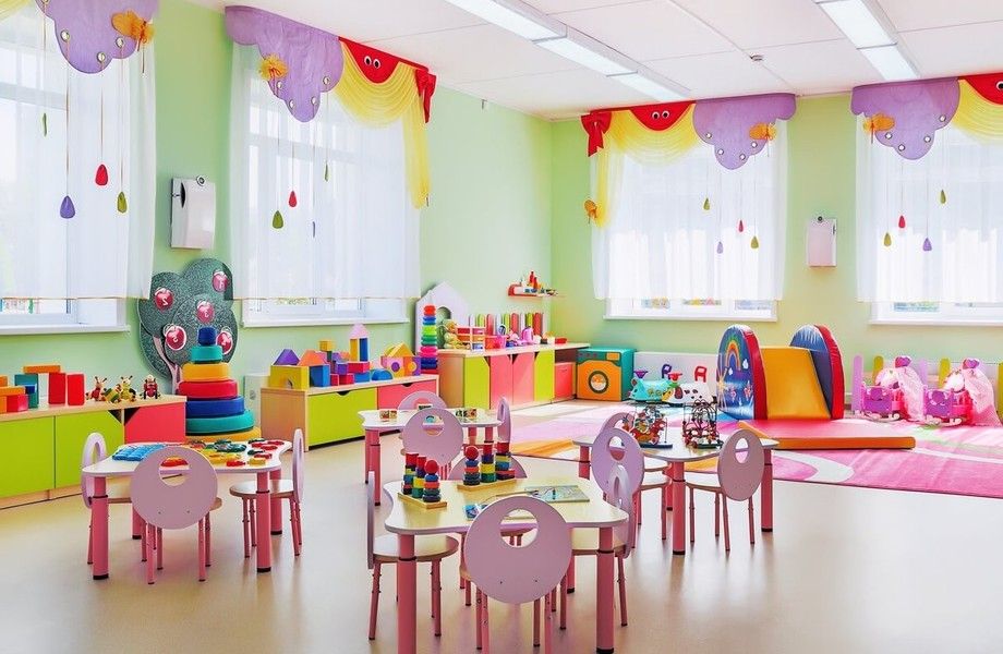 Детский сад с новым оборудованием и мебелью
