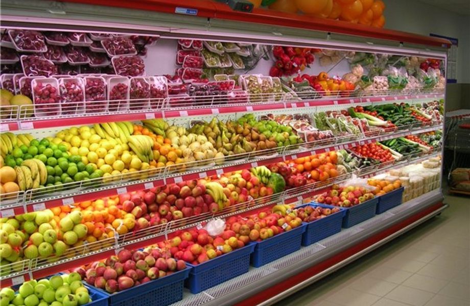 Фото ассортимента продуктового магазина