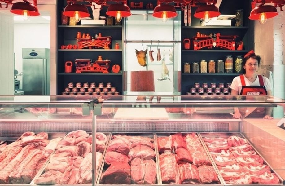 Магазин свежего мяса Халяль. Очень проходимое место