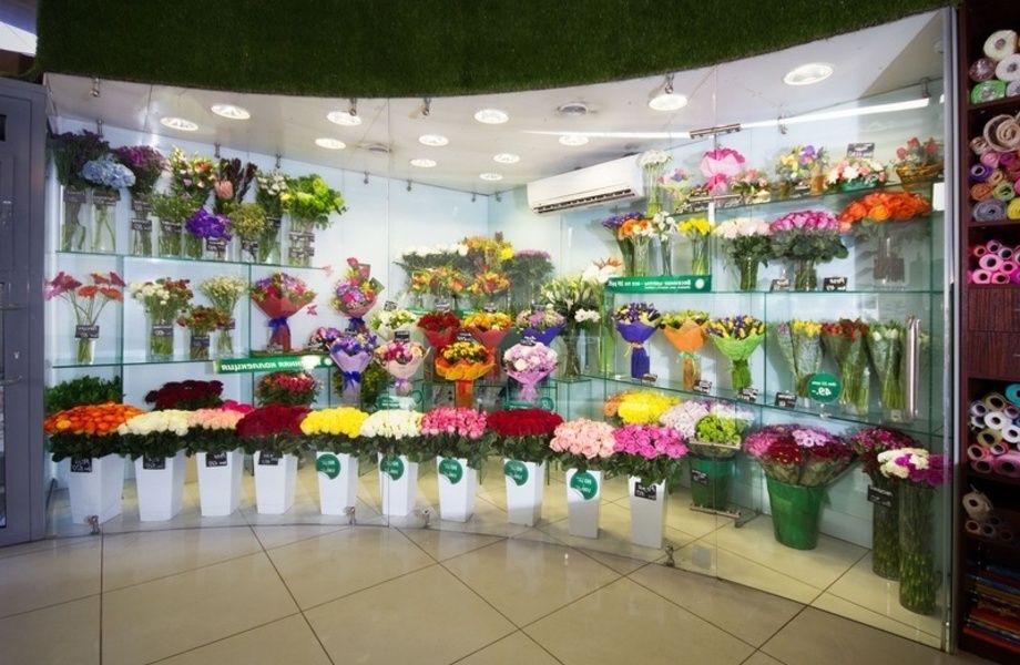 Эстетичный цветочный магазин