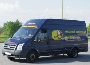Фото Выездной шиномонтаж