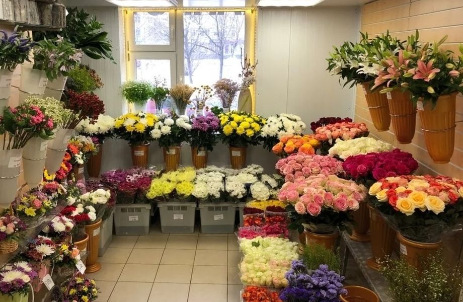 База цветов со стоимостью аренды 1000 рублей/м2