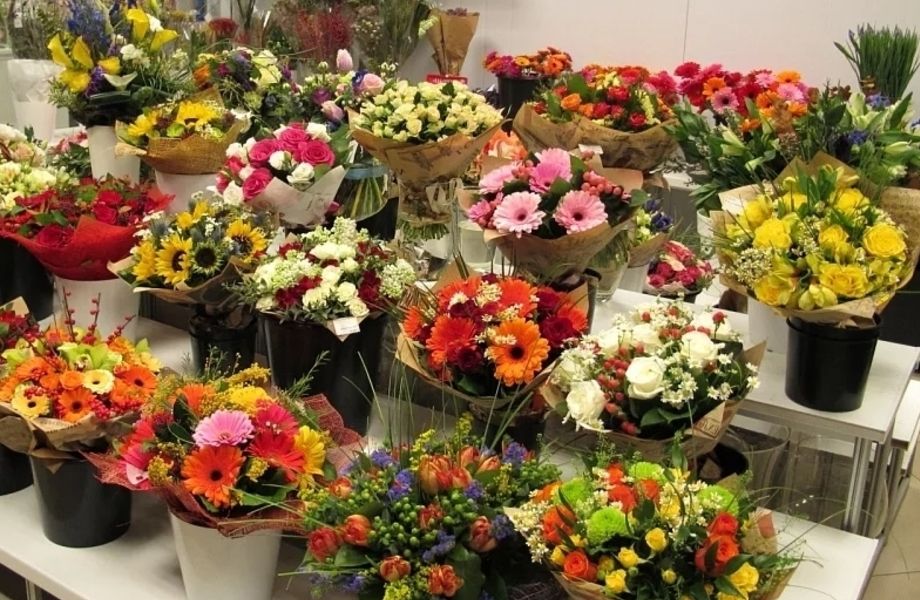 Магазин цветов с высоким трафиком посетителей