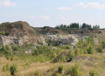 Месторождение/карьер известняка в Рязанской области